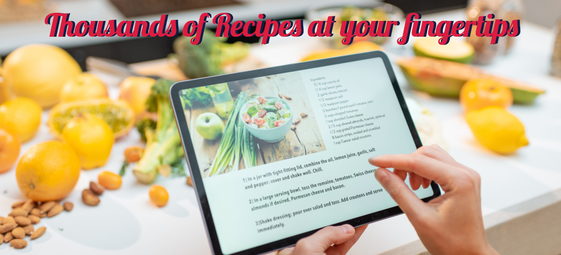 Thousands of recipes at your fingertips!